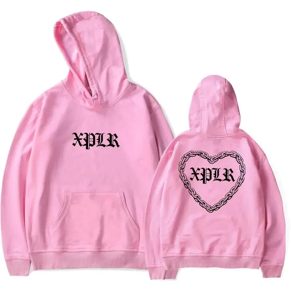 Sam and Colby XPLR Kapuzenpullover für Herren und Damen, langärmelig, lässiger Hoodie, warme Straßenkleidung, Winteroberteil