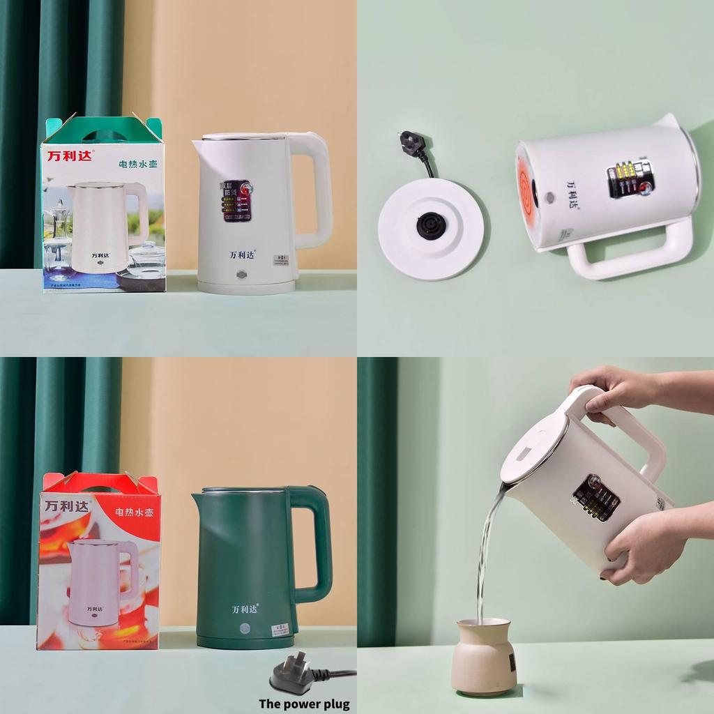 Elektrischer Wasserkocher Edelstahl in Lebensmittelqualität mit automatischer Abschaltung für den Heimgebrauch