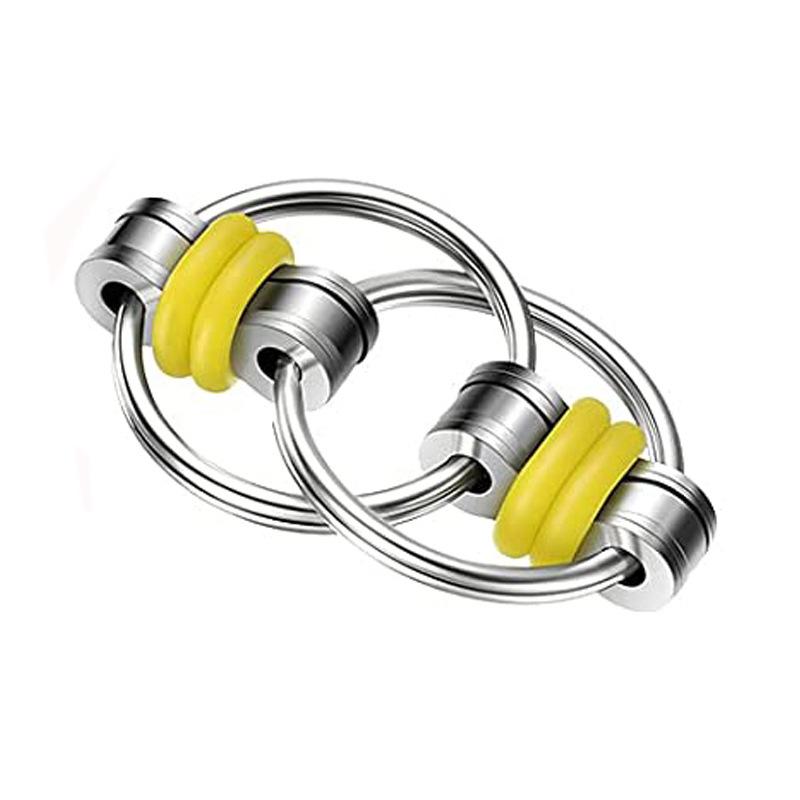 Jucării Antistres Fidget Lanț Inel Bicicletă Adulți Copii Ameliorează Stresul Jucării Chei Spinner de Mână Pentru Decompresie Cadouri Copii