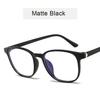 Frame Women Anti-blue Light Transparent Clear Pink Plastic Plain Glasses Retro Mens Glasses Frame Fashion Computer Eyeglasses