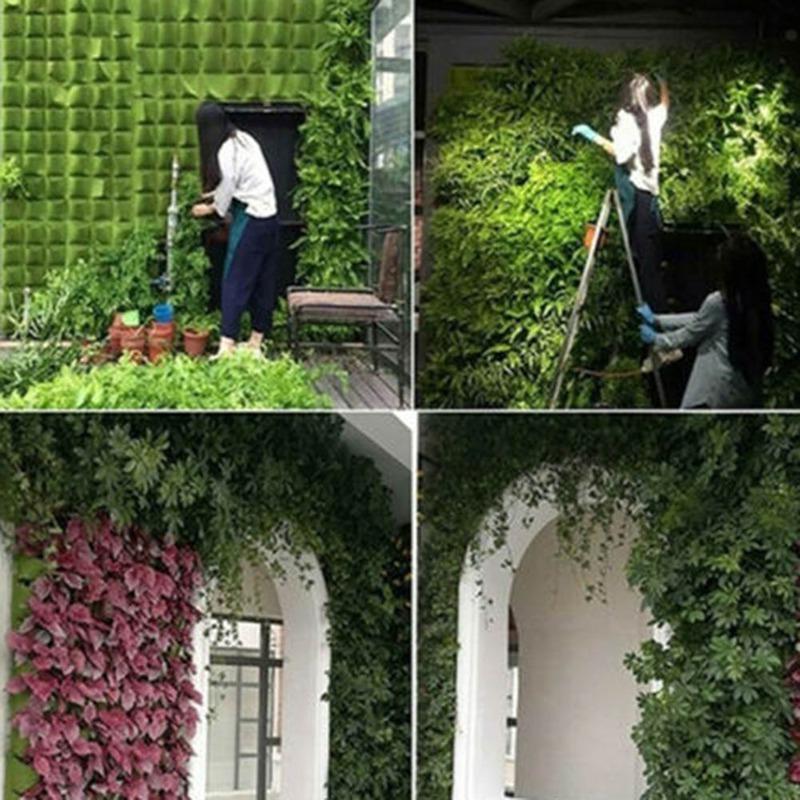 Creative Flower Pot Stackable Wall Planter Garden Flower Pots Wall Hanging Vertical Succulents Plant Pot Bonsai Pot Home Decor