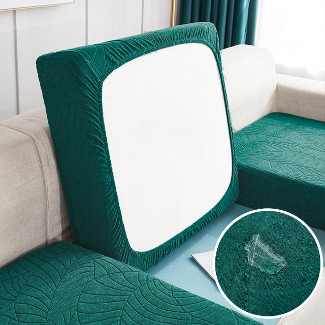 Waterproof Sofa Seat Cushion Cover Stretch Jacquard Sofa Cover Furniture Protector For Pets Kids Removable L Shape Couch Covers