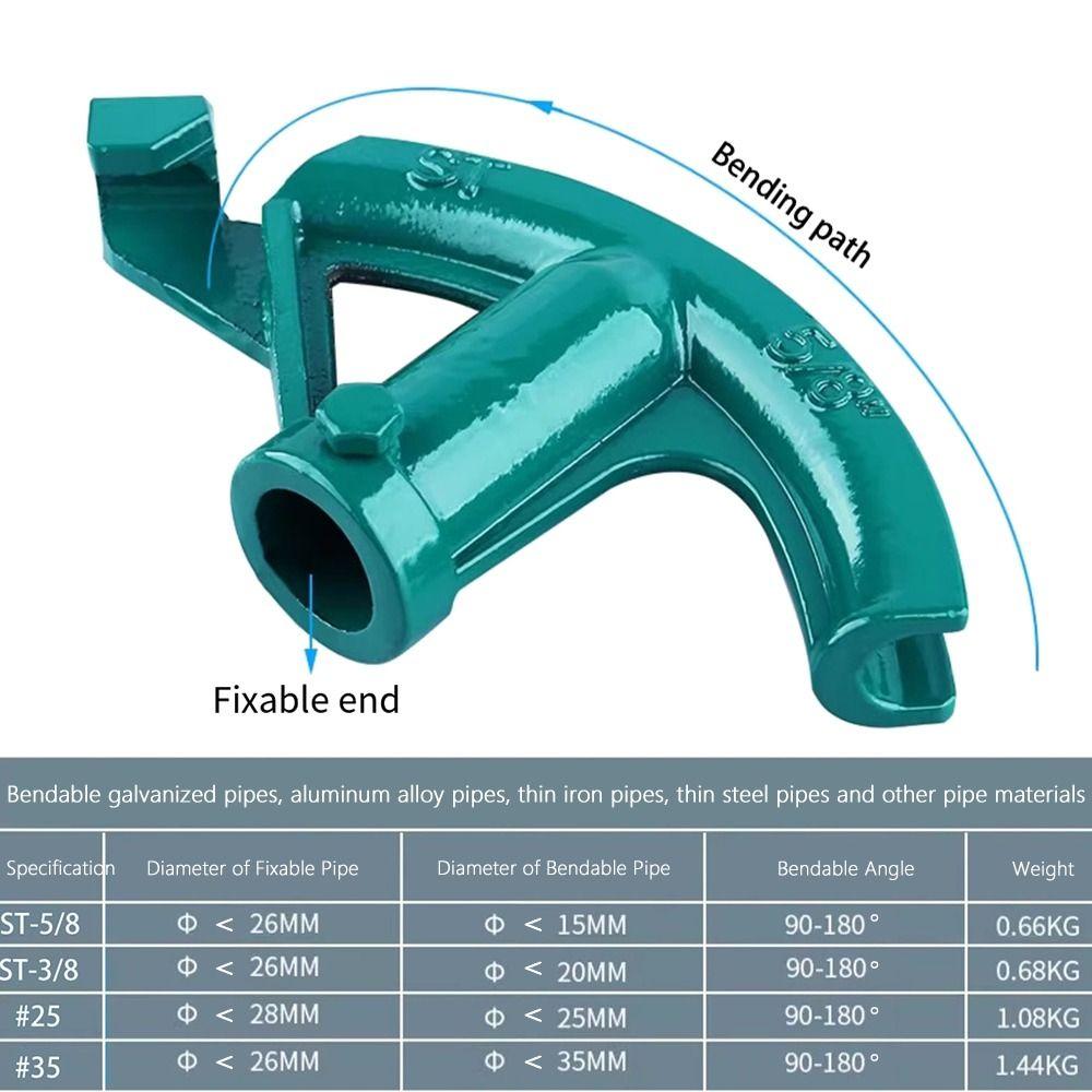 1Pcs Portable Tube Bending Forming Tool Steel Conduit Bender Durable Pipe Bender Hand Tool
