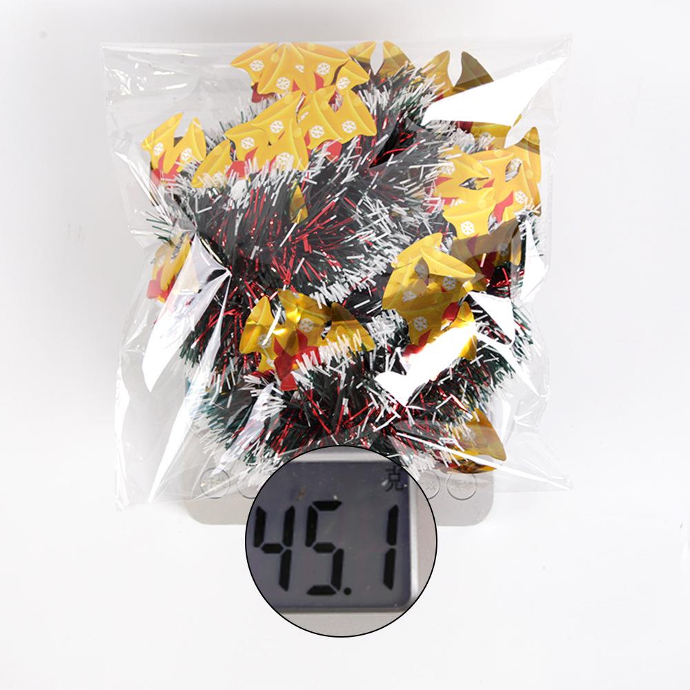 Christmas Ribbon 2m/78.7in, DIY Old Man Bell Wool Top Ornaments Christmas Tree Window Decoration Rudolph Ribbon Pendant Lace