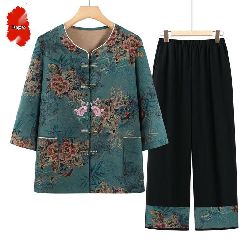 Women s Plus Size Loose Summer Two-Piece Set 4XL