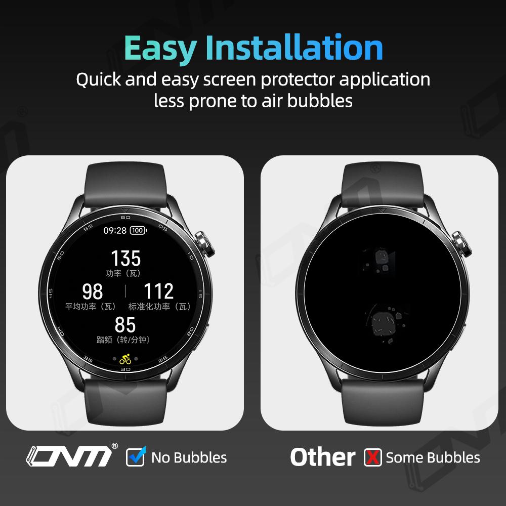 SOFT Protection Film For Xiaomi Mi Watch S5 46mm Screen Protector Clear HD Flexible Anti-scratch Film Accessories (NOT GLASS)