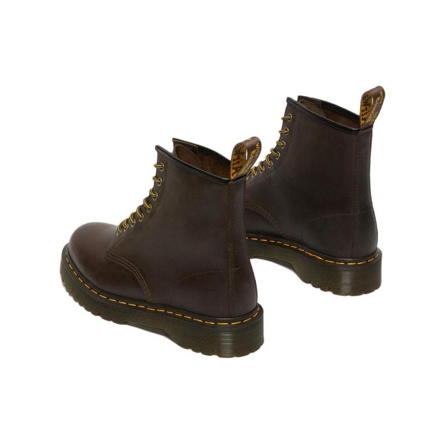 Dr. Martens 1460 Leather Thick Sole 8-Hole Short Boots Unisex boots Dark-Brown 27894201