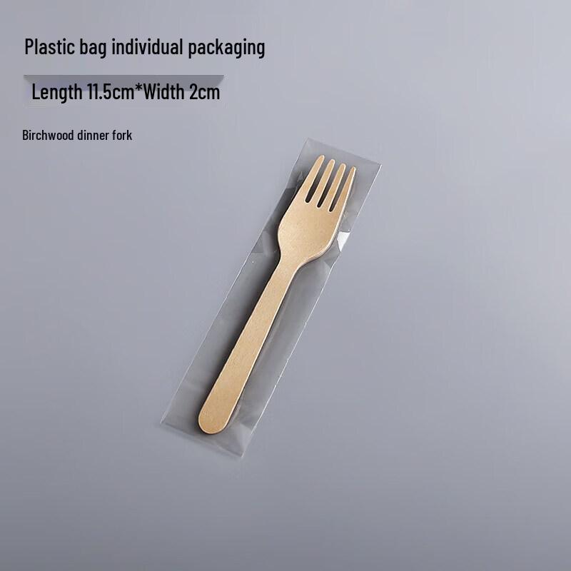 Eco-Friendly Disposable Wooden Dessert Spoons