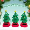New Arrival Christmas Car Ornament Solar Ornament Bobblehead Doll Christmas Modeling Ornament Gift Creative Interior Car Supplie