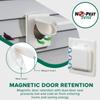 Plastic Dual Door Dryer Vent Cover Dryer Vent Duct Tube & Trim Ring  House Ventilation