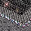 Bling Gesichtsmaske Quaste Maskenball Maske Wiederverwendbar Strass Maske Nachtclub