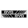 2 Stück Auto Rückspiegel Aufkleber Auto Tür Rückspiegel 3D Aufkleber Decal Für BYD Qing Song Tang Yuan F3 I3 F0 F6 S6 S8 E5 E6