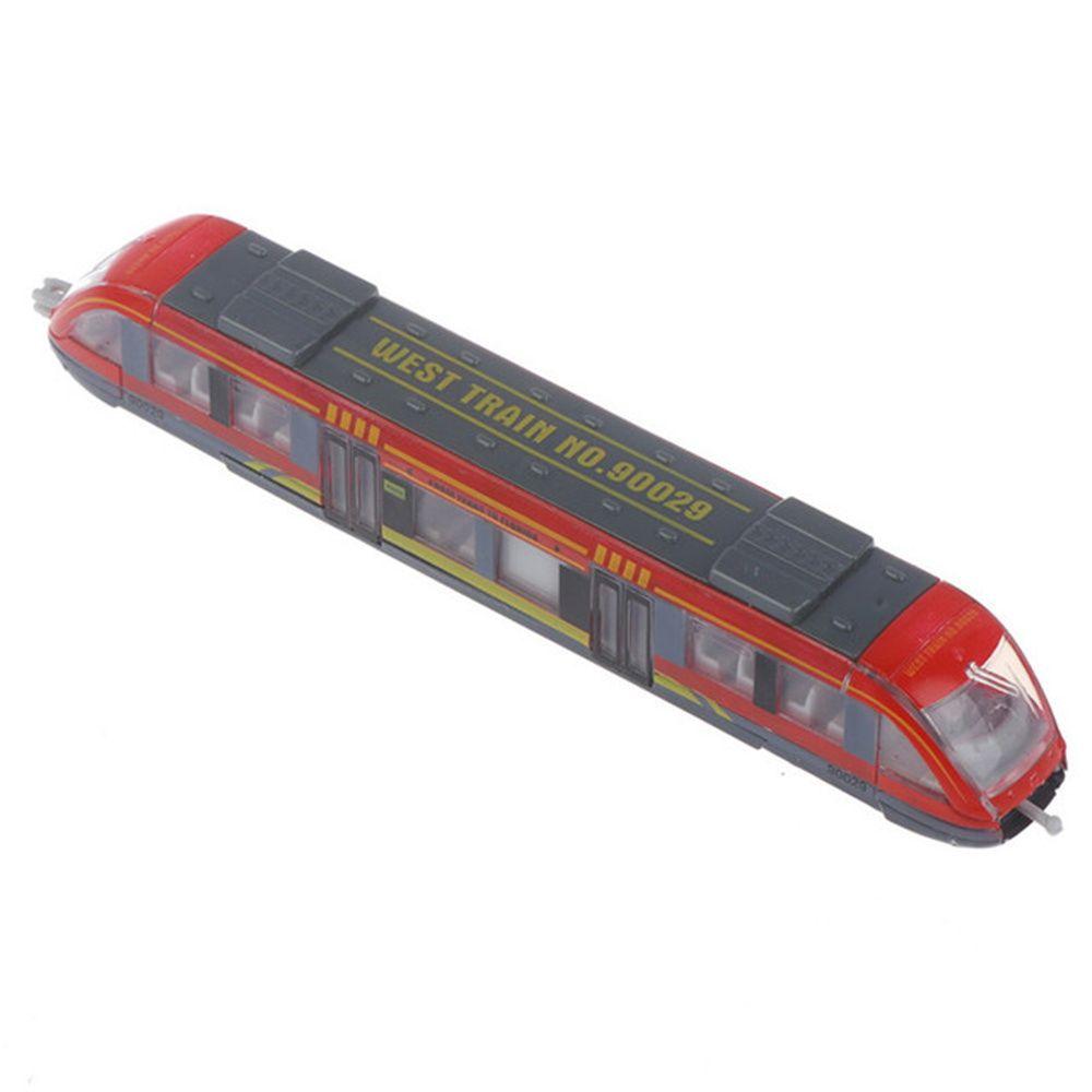 Metal Metro Subway Toys Gift Simulation Train Toy Diecast Train Toy High Speed Rail Underground