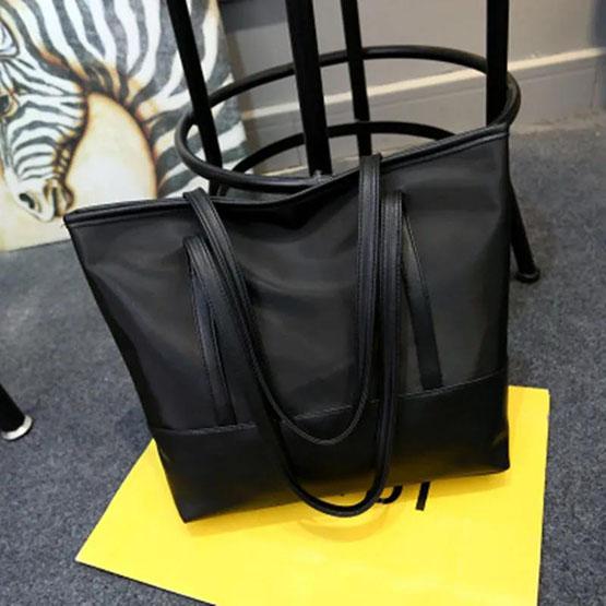 Women's Large Capacity Bag Nylon Canvas Bag Simple Waterproof Oxford Cloth Handbag Casual Single Shoulder Bag