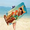 1pc Cool Cat Fashion Glasses Printed Beach Towel Soft Microfiber Quick Dry Towel for Outdoor Swimming Pool Camping Travel