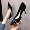 Fashion High Heels Shoes for Women Party Sexy Leather Casual Popular Stylish Luxury Brand Comfortable and Elegant Young Chic Woman Pumps