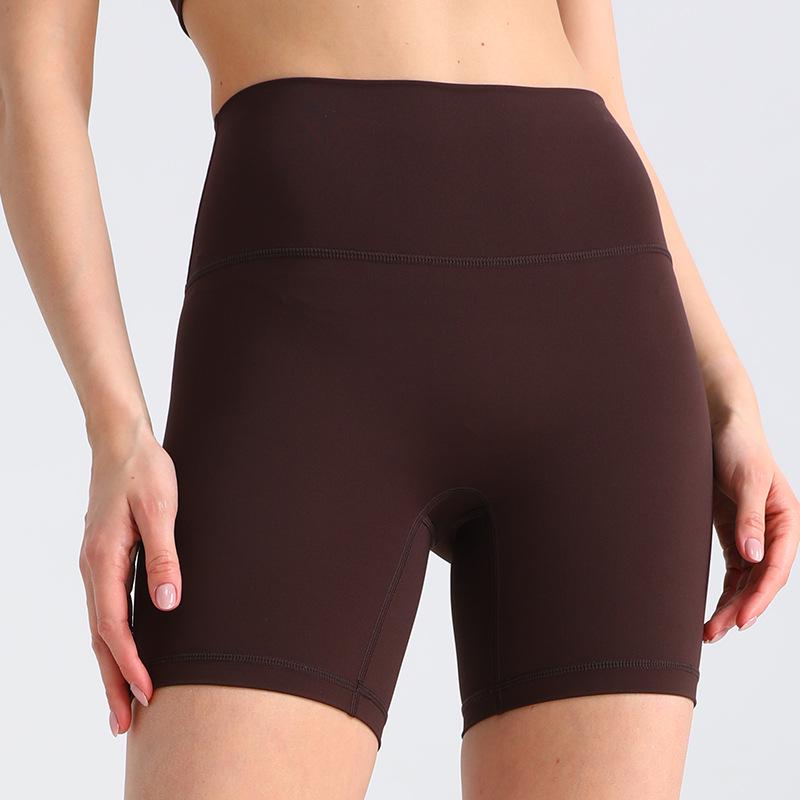 High Waist Butt-Lifting Yoga Shorts - Three-Quarter Length for Slimming and Fitness