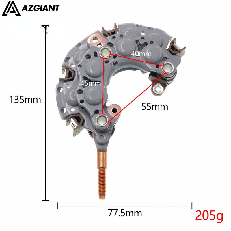 Generator Diode alternator Rectifier Bridge 2735755080 for Land Cruiser 2015 Tacoma Corolla Camry Vios Reiz Crown Cherokee