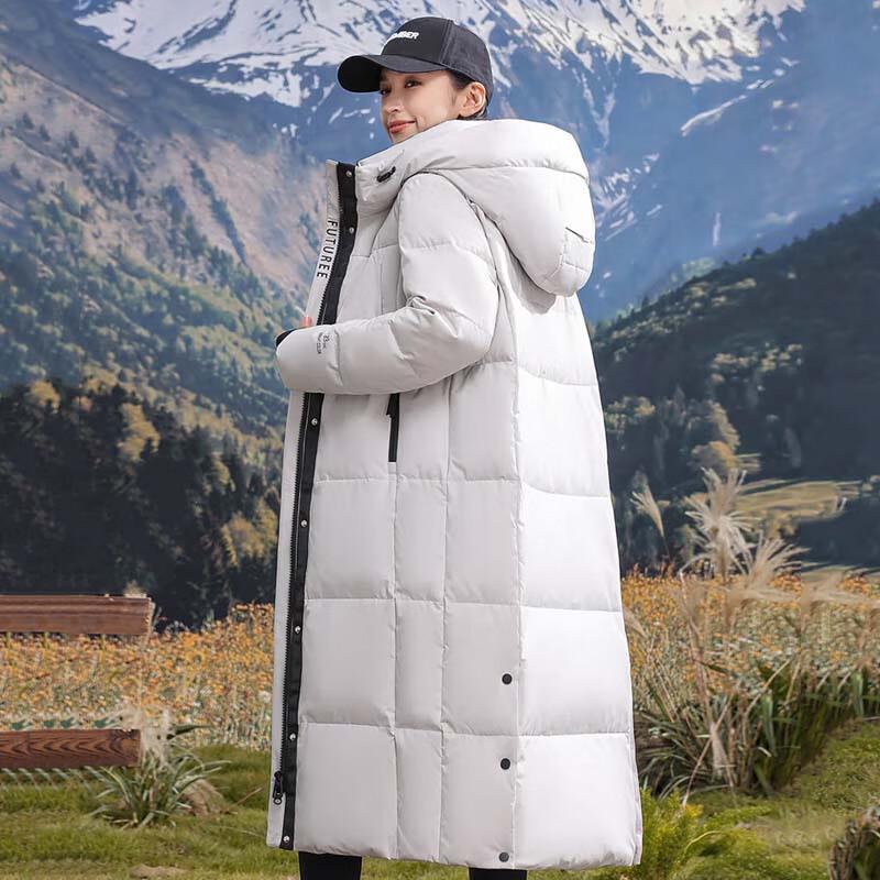 XueZhongFei Women's Warm Duck Down Jacket X40144390F