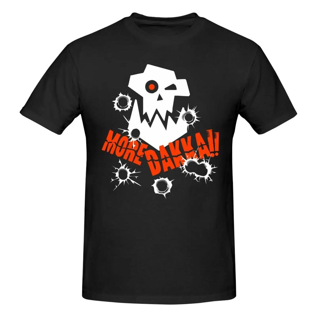 Więcej Dakka Miniatura Orka Wargaming Stołowy Waagh T-Shirt Lato Męski T-Shirt Moda Okrągły Dekolt Krótki Rękaw Odzież Markowa
