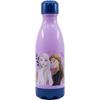 Ovocné nápoje Tataway Modrá plastová láhev na vodu Disney Frozen Elsa a Anna pro dívky 560 ml se šroubovacím uzávěrem