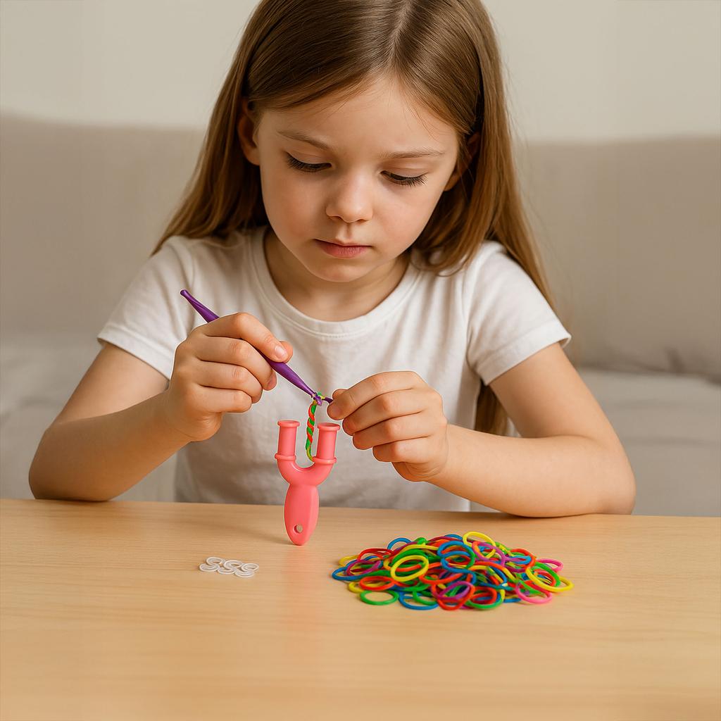Bc Gumki Do Robienia Bransoletek Biżuterii Zestaw Diy Loom Bands Dla Dzieci