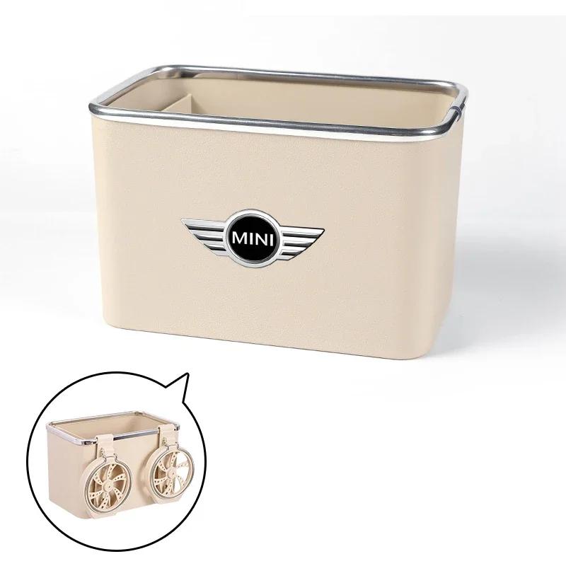 2025 Heiß Multifunktionale Auto-Aufbewahrungsbox Auto-Mittelkonsolen-Armlehnen-Organizer Aufbewahrung Aufräumen Für BMW Mini Cooper R50 R53 F56 R60 2011