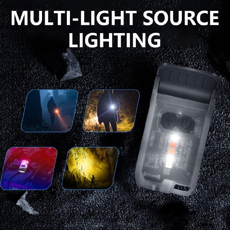 Cycling Camping Outdoor Pocket Flashlight Hiking Water Proof Torch Handheld Small Pocket Clip Torch Hat Clip Flashlight