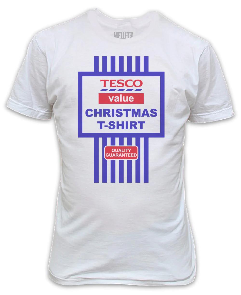 Tesco Value Christmas T-Shirt Secret Santa Night Out Office Party XXXXL