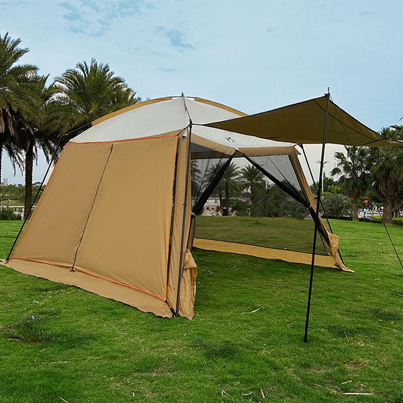 Outdoor Pergola Mesh Tent Sunshade / Camping Windbreak / Beach Sunshade Panel / Oxford Single Layer Curtain