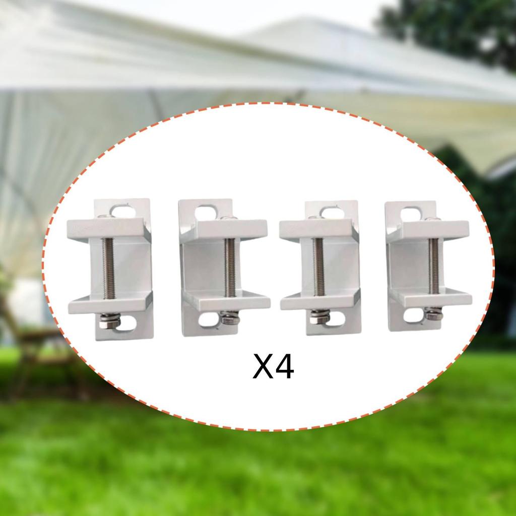 4x Awnings Wall Mounting Bracket Aluminum Alloy Rain Cover Support