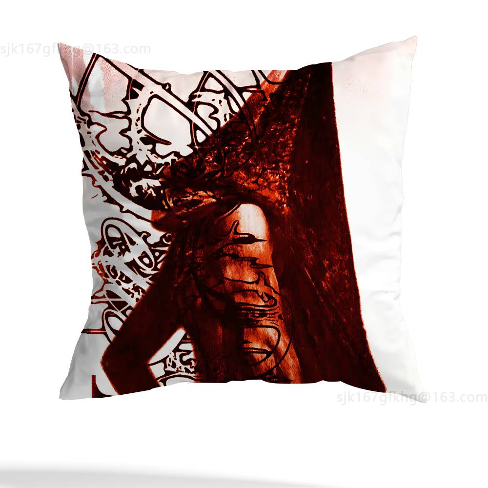 S-Silent Hill  pillowcase casual style decoration, suitable for home decoration (excluding pillow core)
