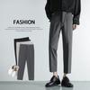 Pants Men's Trend Spring and Autumn New Nine-point Small Trousers Men's Slim-fitting Drape Suit Pants Casual Trousers