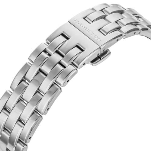 Hamilton Jazzmaster Maestro Small Second Auto Watch, Black Dial, Stainless Steel, Sapphire Crystal, Automatic, 5 ATM Water Resistance, 39.5mm, Swiss M