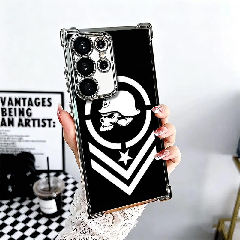 

Motocross Metal Mulisha Soft Phone Case For Samsung Galaxy S26 Ultra S25 Edge S24 FE S23 Plus S22 S21 + S20 Plating Anti-Fall Fu Samsung S26 Edge