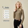 Women's Thermal Fleece Half Turtleneck Shirt - Autumn/Winter Inner Wear