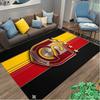 1 Stück Galatasaray SK Teppich, Bequemer bedruckter Teppich für den Wohnbereich, Gemütlicher Teppich für Bürostühle