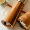Durable Salt and Pepper Grinder Set with Base Holder Coarse Salt and Pepper Mill Wood Material Salt and Pepper Mill Set