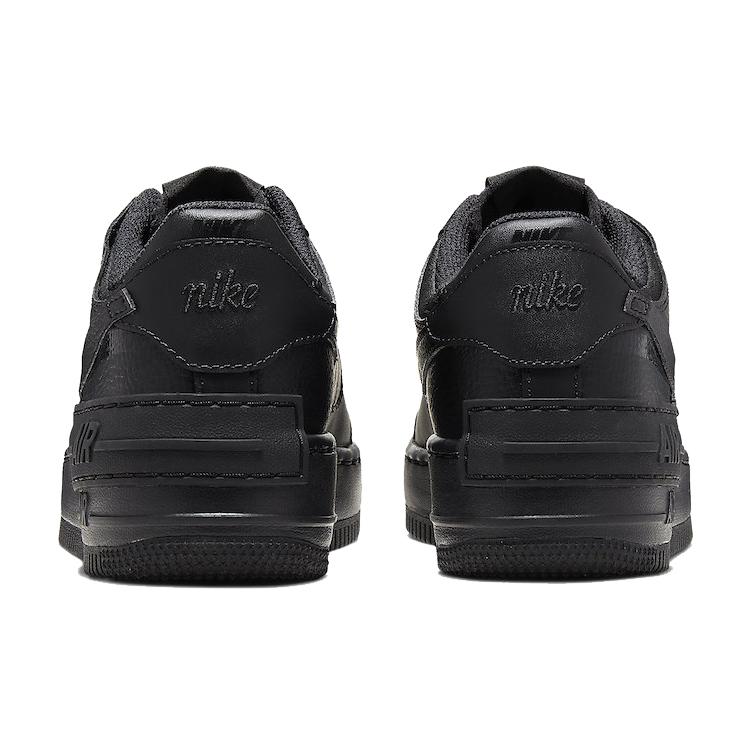 New Nike Air Force 1 Low Shadow Triple Black Women's CI0919-001