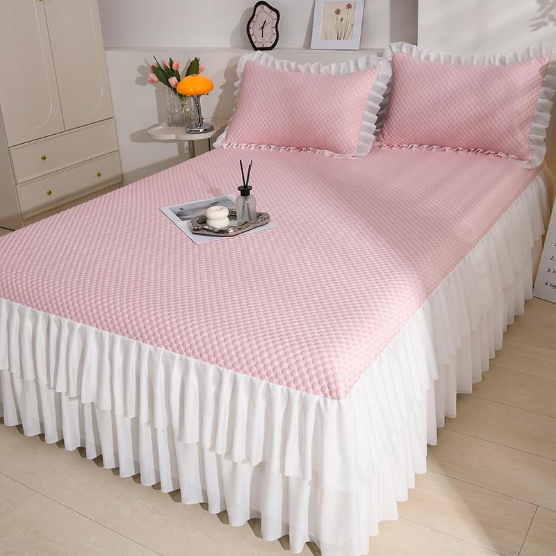 Mei Yun Ge 400g A-class Jacquard Ice Cool Bean Cool Bed Skirt Cool Mat