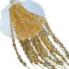 Handmade Natural Citrine Faceted Flat Oval Beads (8x12mm) - 16PCS for DIY Jewelry Making