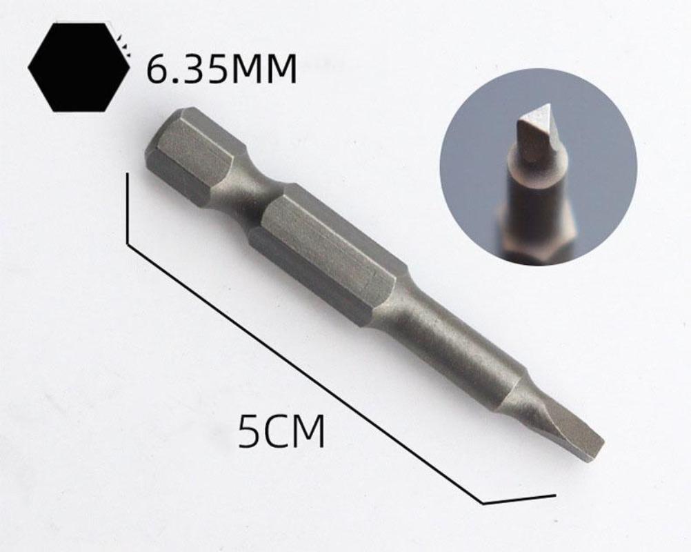 5Pcs Special Shaped Screwdriver Set 50mm U-shaped Y-Type Triangle Inner Cross Three Points Screwdriver Bit Tool