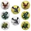 China's Four Great Divine Beasts, White Tiger, Green Dragon, Xuanwu, Vermilion Bird, Gold and Silver Commemorative Coins