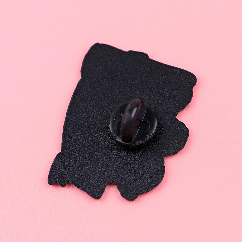 Happy Blue Cat Enamel Pin Fantasy Hunter Team Brooches Woman Men Backpack Accessories Bags Badge Lapel Jewelry Accessories Gift