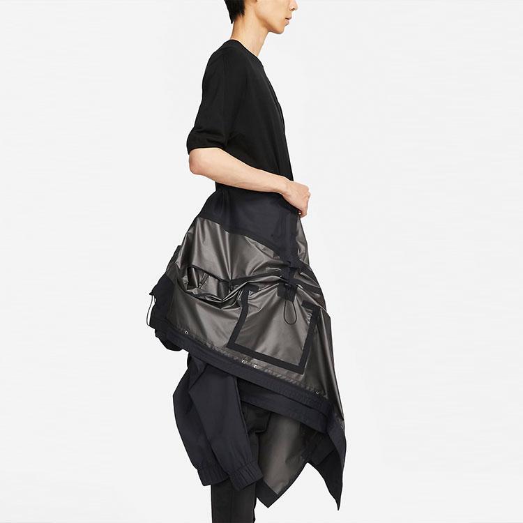 Nike Every Stitch Collection Solid Color Long Sleeve Hooded Windbreaker Men Outerwear Black DH2906-010