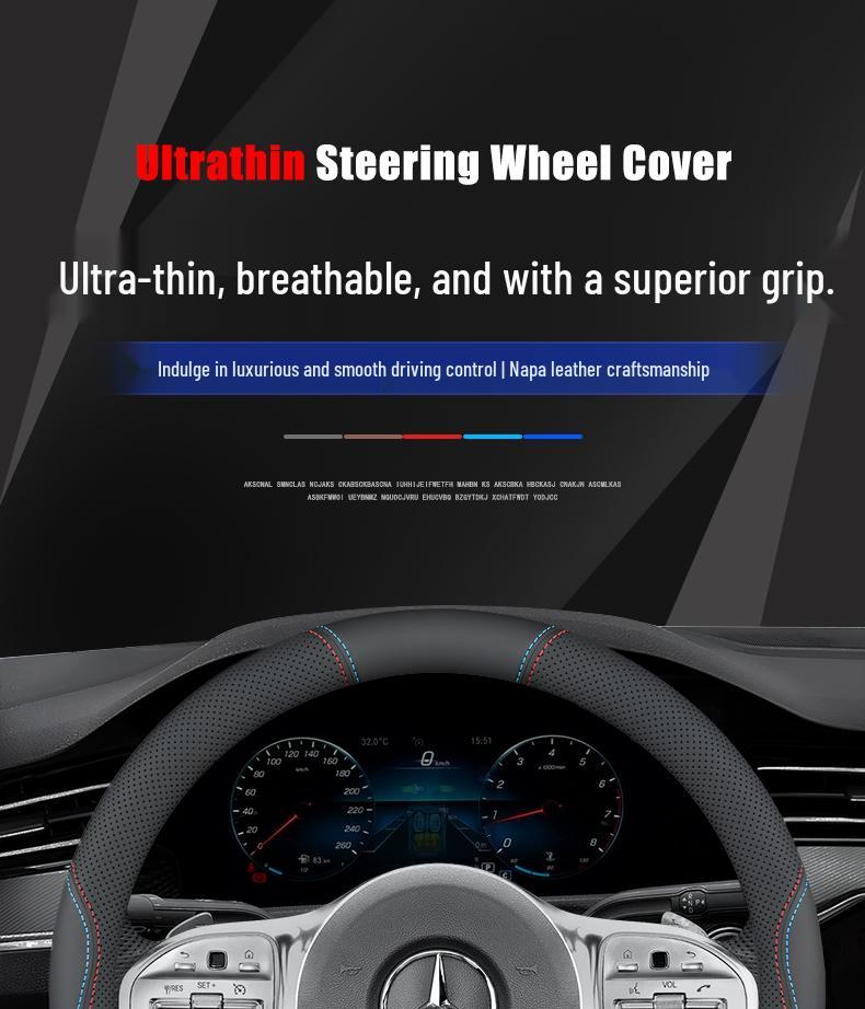 Mercedes-Benz Steering Wheel Covers for C-Class, E-Class, C200L, E300L, GLC260, GLB, GLA.