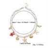 Boho Starfish Shell Conch Seahorse Lobster Pendant Necklace For Women Men Irregular Imitation Pearl Ocean Beach Choker Jewelry