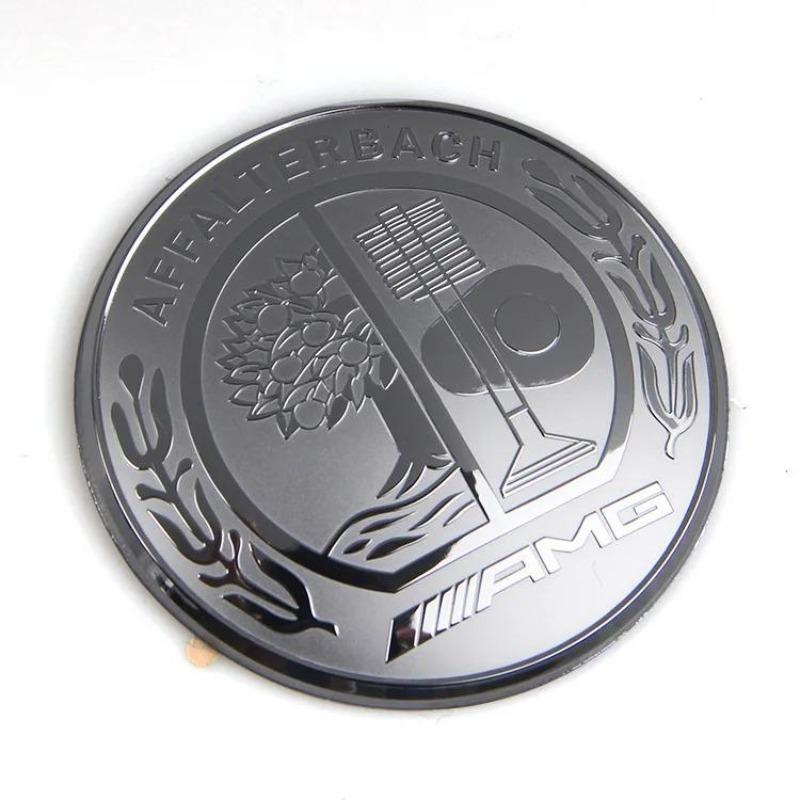 52mm 57mm Solid 3d & Flat Star Apple Tree Badge Nickle Car Emblem For Mercedes Benz AMG Steering Wheel Center Logo Silver Gold