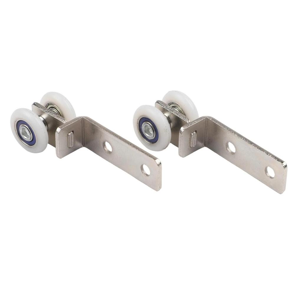 Effortless Sliding Door Hardware with Metal Bearings and Plastic Wheels