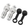 Motorcycles Brake Caliper Bleed Screw Bleeding Bleed Nipple Screw with Dust Caps Disc Brake Caliper Exhaust Screw